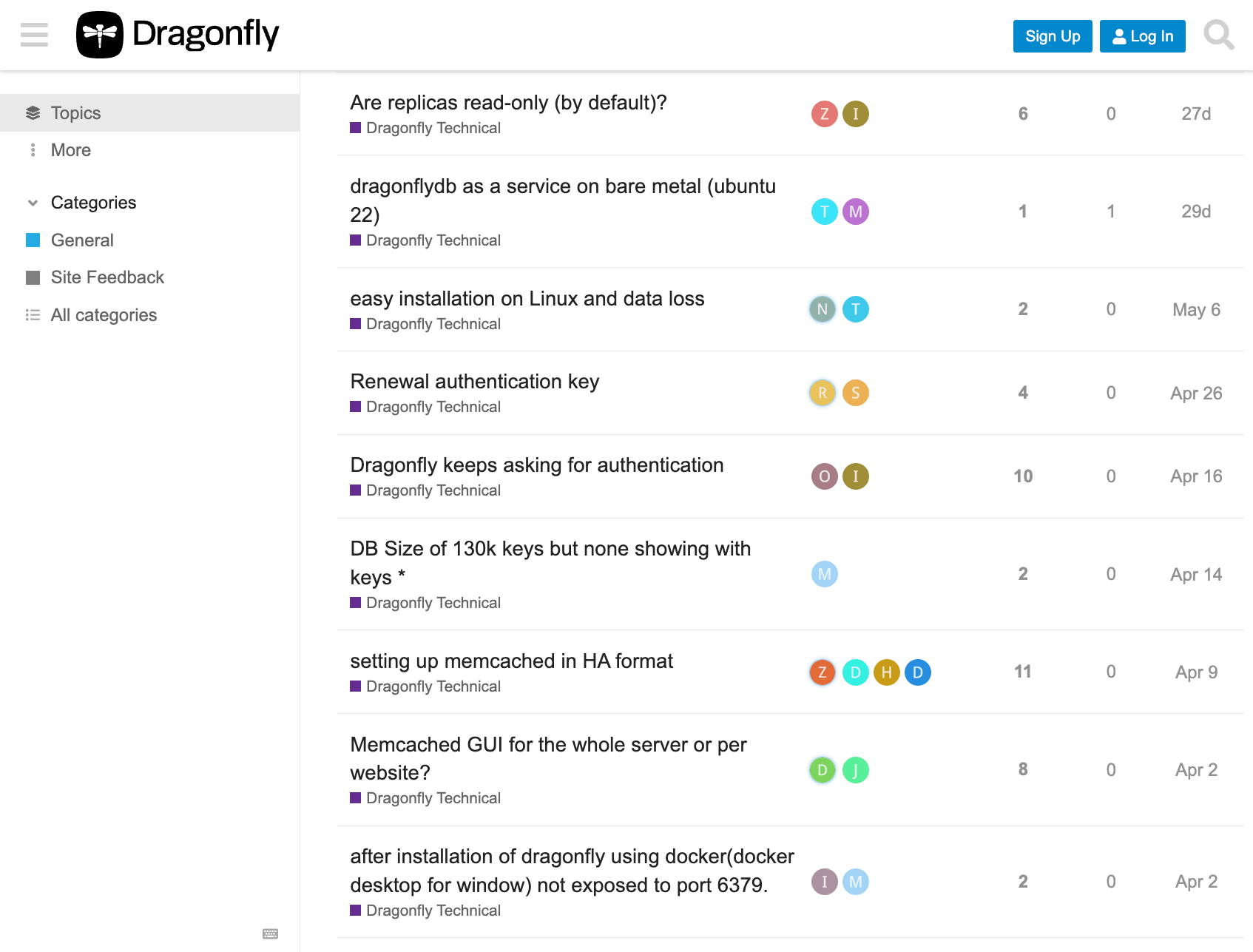 Dragonfly Discourse Forum