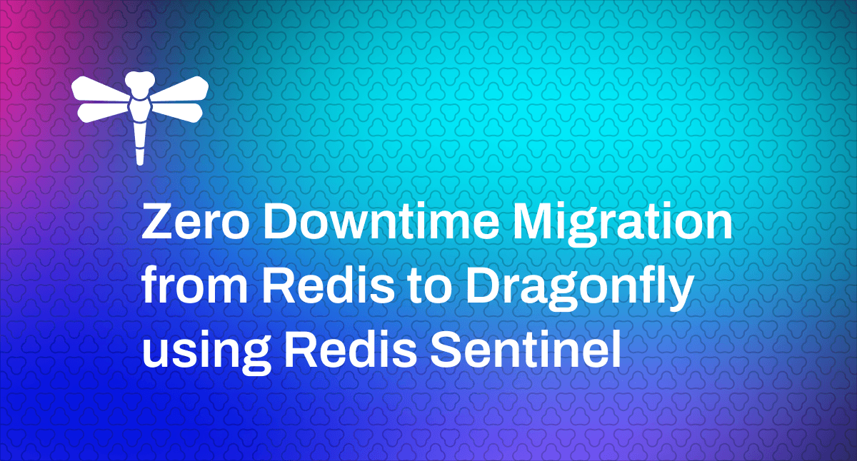 Zero Downtime Migration from Redis to Dragonfly using Redis Sentinel | Cover Image