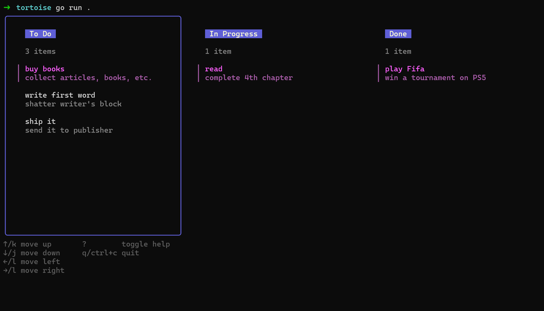 Terminal Application