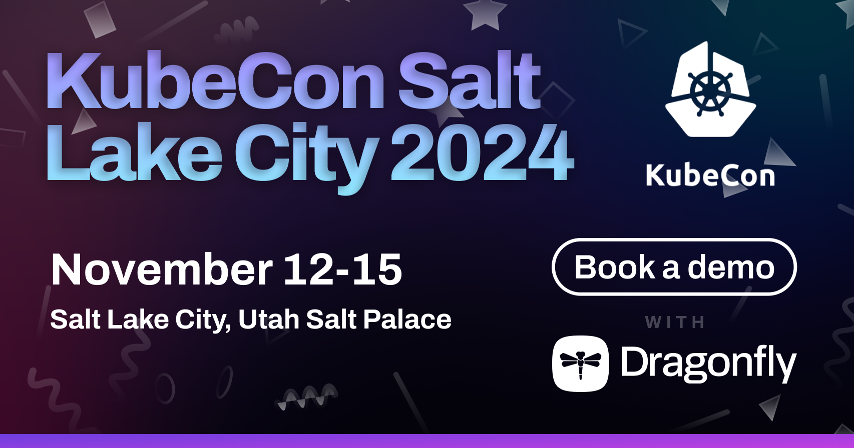 Join Dragonfly at KubeCon Salt Lake City 2024